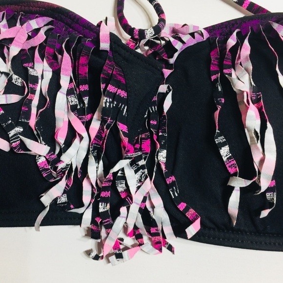 Ardene swim suit two piece fringed bikini - Picture 2 of 5